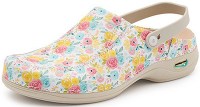 WG0561 Wash and Go klomp White with flowers